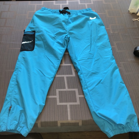 Supreme x Nike Blue Lagoon Track pants